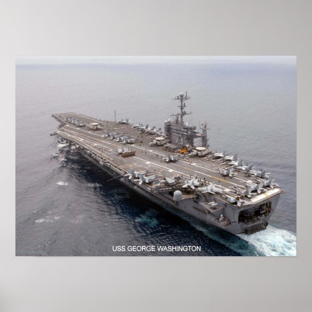 USS George Washington Poster (Vorne)