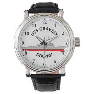 USS GRAVELY - DDG-107 - ARLEIGH BURKE WATCH ARMBANDUHR