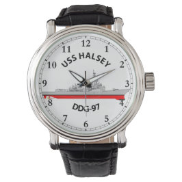 USS HALSEY - DDG-97 - ARLEIGH BURKE WATCH ARMBANDUHR