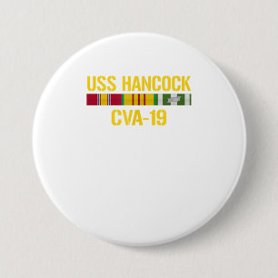 USS Hancock CVA19 Vietnam Veteran Button