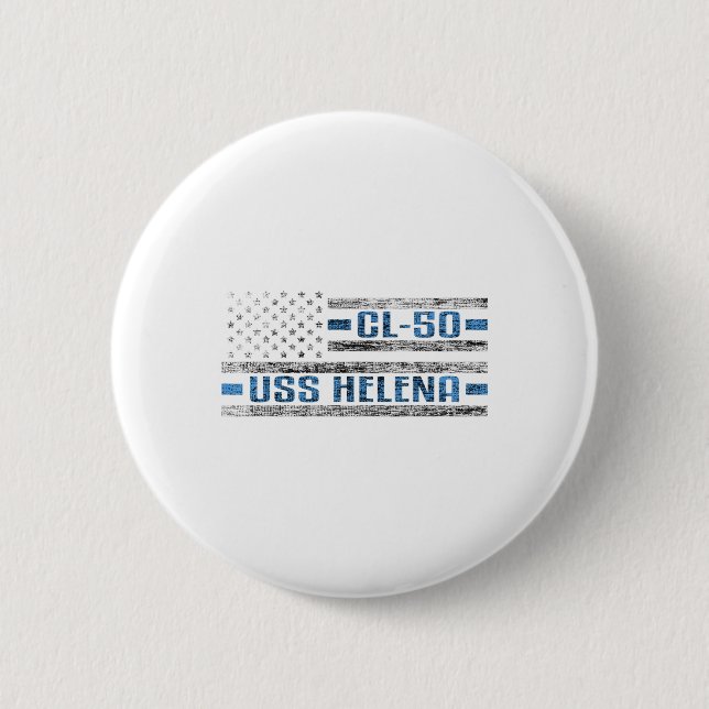 Uss Helena Weltkrieg Cruiser Cl-50 US Army Button (Vorderseite)