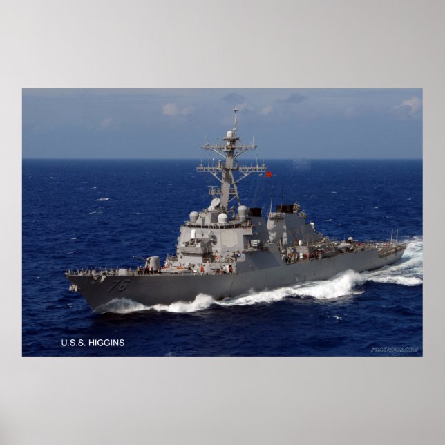 USS Higgins (DDG 76) Poster (Vorne)