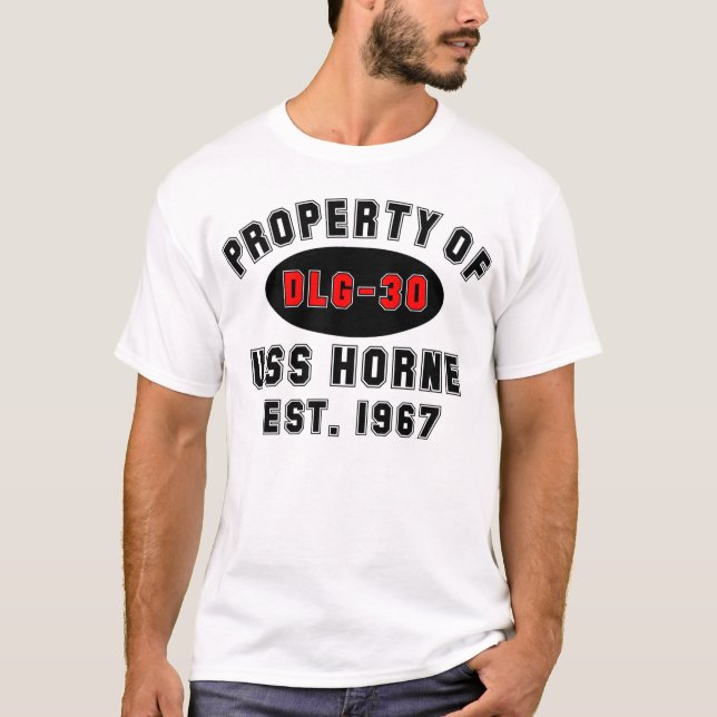 USS Horne DLG-30 T-Shirt (Vorderseite)