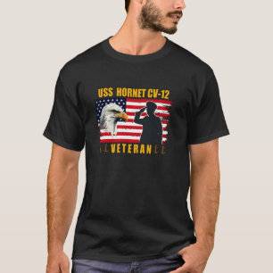 USS Hornet CV 12 Flugzeugträger Veteran Pater G T-Shirt