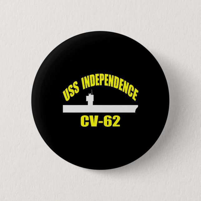Uss Independence Cv-62 Flugzeugträger Väter Da Button (Vorderseite)