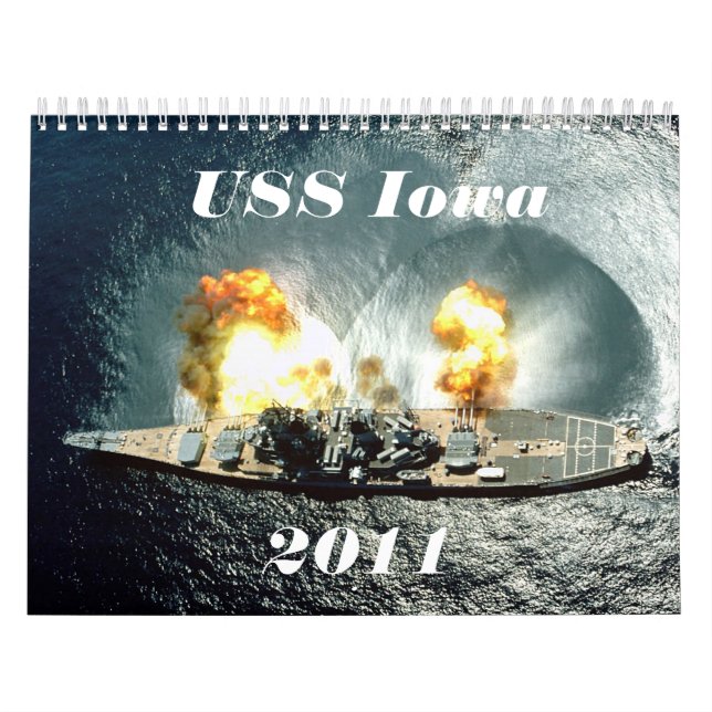 USS Iowa Calendar Kalender (Titelbild)
