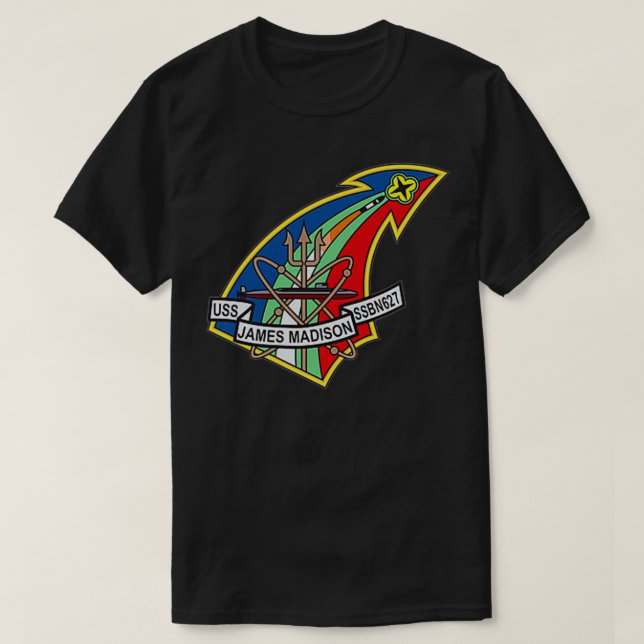 USS James Madison SSBN627  T-Shirt (Design vorne)