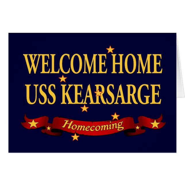 USS Kearsarge à la maison bienvenu (Devant horizontal)