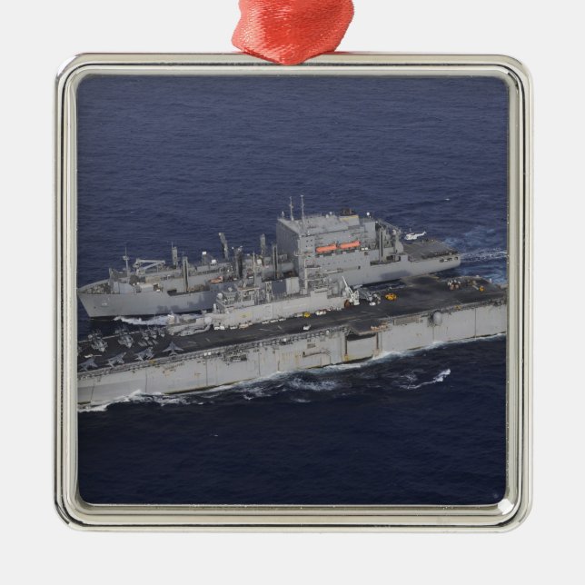 USS Kearsarge Silbernes Ornament (Vorne)