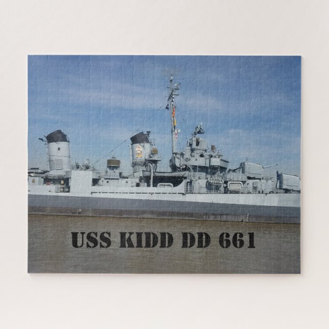 USS KIDD DD 661 Jigsaw Puzzle (Horizontal)