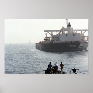 USS Kidd (DDG-993) & US Bridgeton, Earnest Will Poster