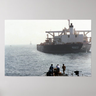 USS Kidd (DDG-993) & US Bridgeton, Earnest Will Poster