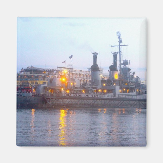 USS KIDD Magnet (Vorne)
