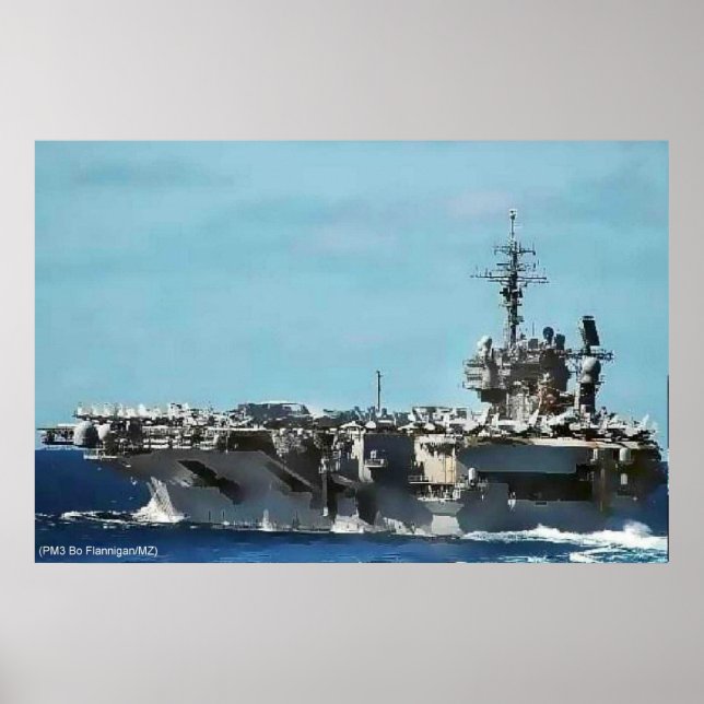 USS KITTYHAWK POSTER (Vorne)