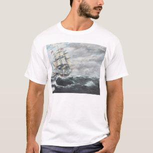 USS-Konstitutionsköpfe für MAJESTÄT Fregatte T-Shirt