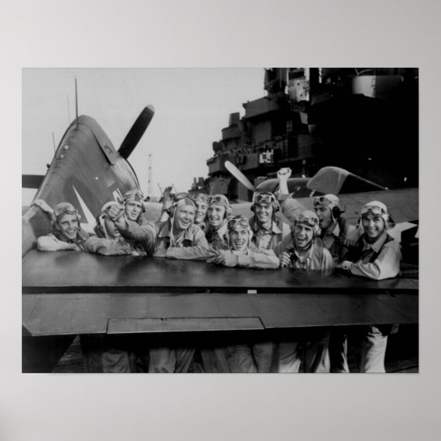 USS Lexington Poster (Vorne)