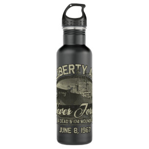 USS Liberty AGTR-5 1967 Edelstahlflasche
