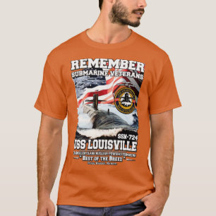 USS Louisville SSN724 U-Boot-Veteranen T-Shirt