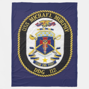 USS MICHAEL MURPHY FLEECE-DECKE FLEECEDECKE