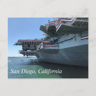 USS Midway in San Diego, Kalifornien Postkarte