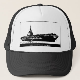 USS MITTLERES CVB-41, Marine-Schiff Truckerkappe