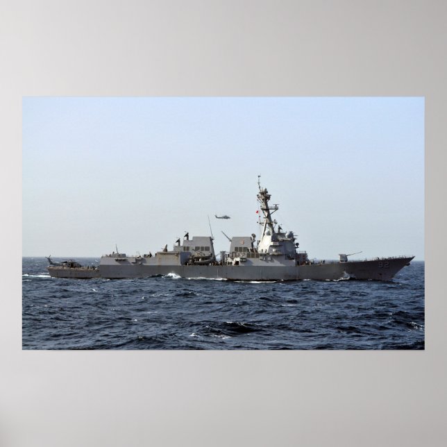 USS Momsen (DDG 92) Poster (Vorne)