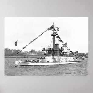 USS Monitor Amphitrite Poster