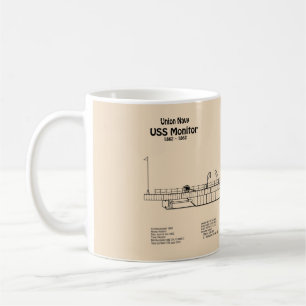 USS Monitor - Schiffskonzepte SD Kaffeetasse