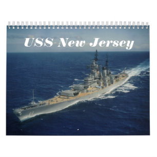 USS New Jersey Calendar Kalender
