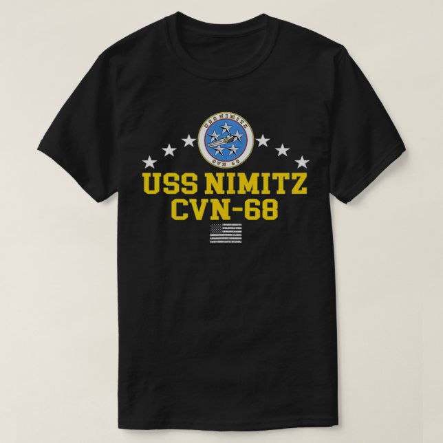 USS Nimitz CVN68 T-Shirt (Design vorne)