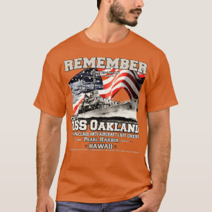 USS Oakland CL95 leichte Kreuzfahrtveteranen T-Shirt