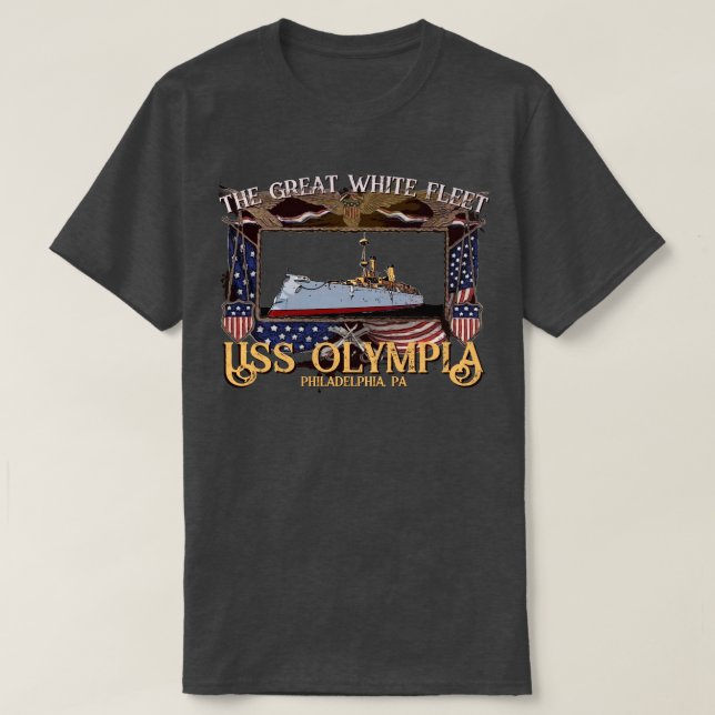 USS OLYMPIA T-Shirt (Design vorne)