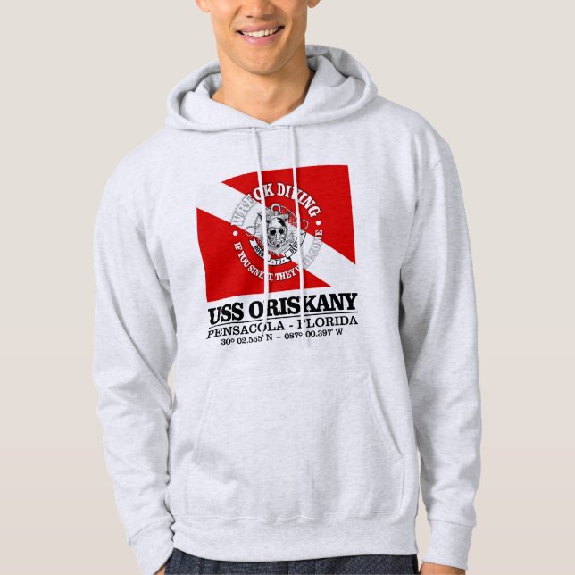 USS Oriskany (beste Wracks) Hoodie (Vorderseite)