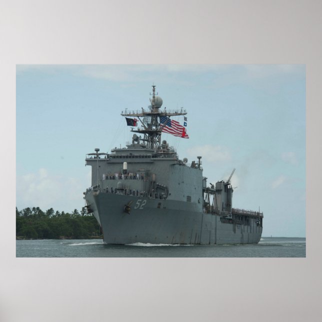 USS Pearl Harbor (LSD 52) Poster (Vorne)