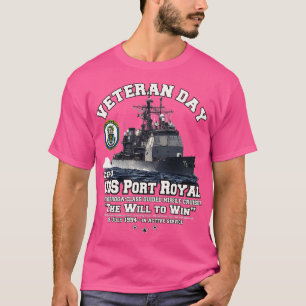 USS Port Royal CG73 Raketenabwehrveteranen T-Shirt