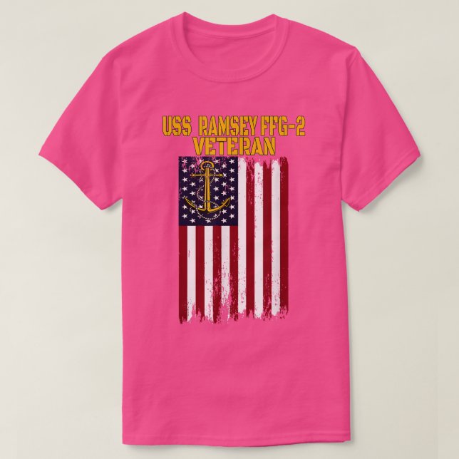 USS Ramsey FFG2 Frigate Veterans Day Veterans Day  T-Shirt (Design vorne)