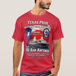 USS San Antonio LPD17 Amphibientransporter Dock 1 T-Shirt