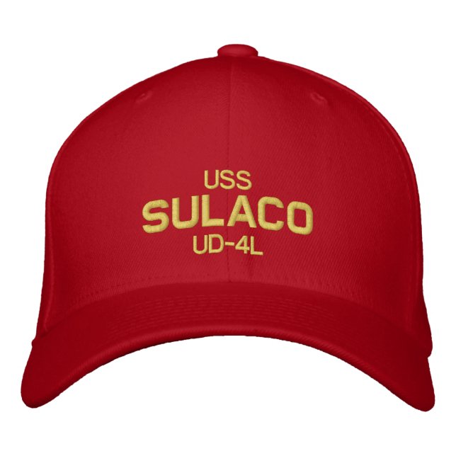 USS SULACO BESTICKTE BASEBALLKAPPE (Vorderseite)