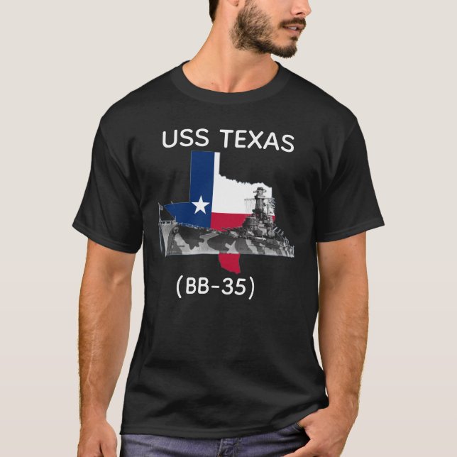 USS Texas (BB-35) 2  T-Shirt (Vorderseite)