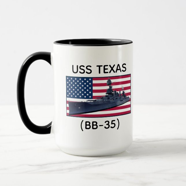 USS Texas (BB-35) Tasse (Links)