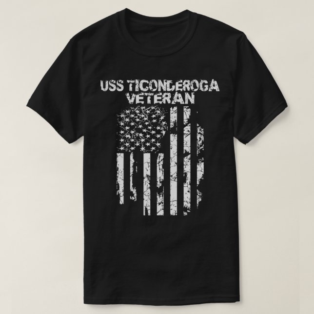 USS Ticonwaia Veteran  T-Shirt (Design vorne)