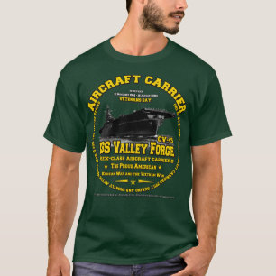USS Valles Forge CV45 Flugzeugträger Proud Veter T-Shirt