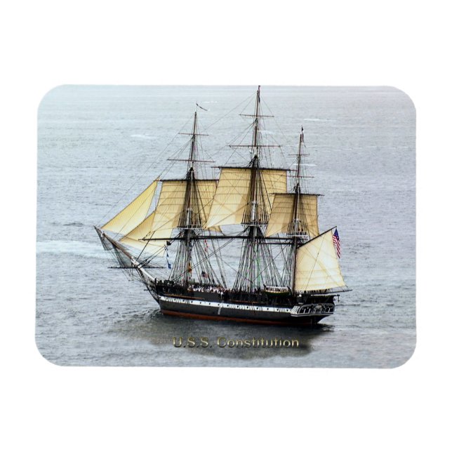 USS Verfassung Magnet (Horizontal)