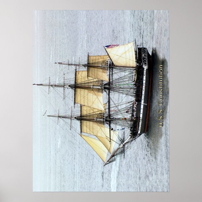 USS Verfassung Poster (Vorne)