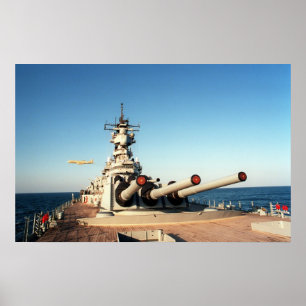 USS Wisconsin (BB-64) Poster