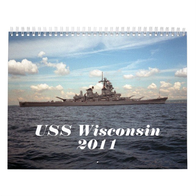 USS Wisconsin Calendar Kalender (Titelbild)