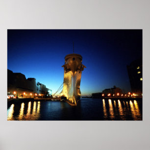 USS Wisconsin Poster