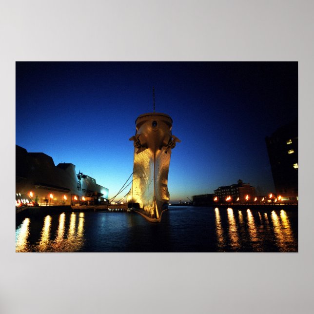 USS Wisconsin Poster (Vorne)