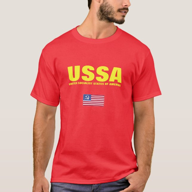 USSA - VEREINIGTE SOZIALISTISCHE STAATEN VON T-Shirt (Vorderseite)
