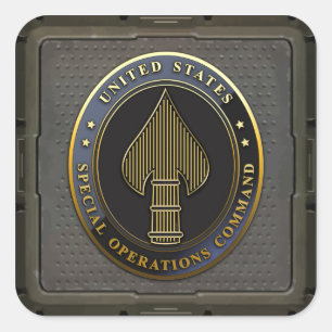 USSOCOM-Symbol Quadratischer Aufkleber